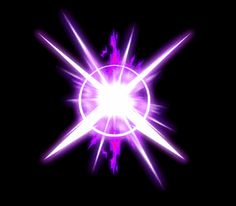 an abstract purple and white star in the dark