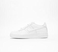 Nike Junior Air Force 1 Low Trainer | White | Footasylum Classic Nike Air Force 1 With Rubber Sole, Classic Nike Air Force 1 With Cushioned Footbed, Classic Nike Air Force 1 High-top Leather, Classic High-top Leather Nike Air Force 1, Classic Leather High-top Nike Air Force 1, Classic Nike Air Force 1 Leather With Rubber Sole, Classic Leather Nike Air Force 1 With Rubber Sole, Classic Nike Air Force 1 With White Sole, Modern Nike Air Force 1 Leather For Streetwear