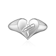 14K Gold; Available in Yellow, Rose and White Gold High Polished 3D Healing Heart Signet Ring. Band Width: 2.7mm Healing Heart: Length: 10.6mm; Width: 10.6mm Approx 5.3g Heart-shaped Promise Ring With Polished Finish, Heart Cut Ring With Polished Finish For Promise, Valentine's Day Couple Rings In White Gold Sterling Silver, Valentine's Day White Gold Sterling Silver Couple Rings, White Gold Open Heart Ring For Anniversary, White Gold Heart Ring For Wedding, Valentine's Day White Gold Promise Couple Rings, Polished Heart Ring For Promise, Heart Ring With Polished Finish For Valentine's Promise