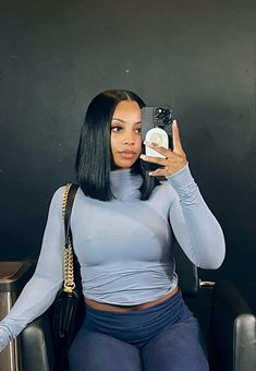 Dope Hairstyles, Hair Laid, Long Bob Hairstyles, Baddie Hairstyles, Black Girls Hairstyles, Weave Hairstyles, Black Women Hairstyles, Hair Looks, Bob Hairstyles