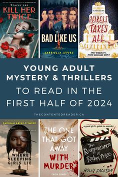 young adult mystery and thrillers to read in the first half of 2014, including