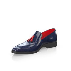 Men`s Tassel Loafers 9766 | Girotti Blue Tassel Loafers With Leather Sole For Galas, Luxury Blue Tassel Loafers With Leather Sole, Blue Leather Slip-on Tassel Loafers, Blue Leather Tassel Loafers For Formal Occasions, Leather Tassel Loafers With Red Sole And Round Toe, Classic Blue Leather Tassel Loafers, Luxury Blue Leather Tassel Loafers, Tassel Loafers, Loafers Men