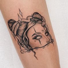 Taurus Girl Tattoo, Taurus Goddess, Tattoo Taurus, Witchy Tattoos, Taurus Girl, Backpiece Tattoo, Face Tattoos For Women, Tattoo Mini, Devil Tattoo