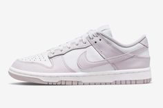 Wmns Nike Dunk Low ‘Venice’ Nike Dunk Low Venice, Dunk Low Venice, Venice Outfit, Shoe Box Organizer, Nike Skateboarding, Nike M2k, Light Violet, Nike Basketball Shoes