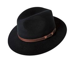 43200 Faustmann Alpine Hat wide rim - Decore 1643 - German Specialty Imports llc Elegant Fall Travel Hat, Elegant Felt Hat For Fall Travel, Elegant Felt Hat For Travel In Fall, Classic Winter Travel Hats, Classic Black Hat For Travel, Classic Winter Hat Bands For Travel, Classic Winter Travel Felt Hat, Classic Black Travel Hat, Classic Black Wool Hat