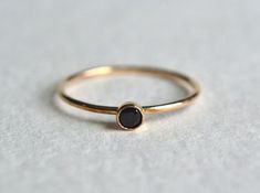 Gemstone Rings Unique, Jewerly Ring, Black Spinel Ring, Black Gold Jewelry, Zierlicher Ring, Gold Chains For Men, Earrings Diy