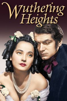 the movie poster for wuthering heights with an image of a man and woman