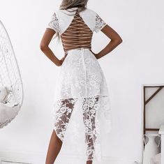 Incredible Dress. I Purchased It Because I Love It But Have Had Nowhere To Wear It. Sold Out. Nwt Boutique Dresses, Dress White, I Love It, Wear It, High Low Dress, High & Low, Love It, High Low, White Dress