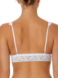 Love lace more in this softly lined, gently supportive bralette. Gorgeous in every color! Women's sleepwear, lingerie and more, from Hanky Panky. Padded Bralette, Bra Pads, Black Bralette, Every Color, Scalloped Lace, Padded Bras, Stretch Lace, Lace Bralette, Sleepwear Women