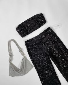 Sequin set sparkly set bachelorette going out outfit ootn ootd style 2023 fashion Sparkly Set, Sequin Set, Style 2023, Ootd Style, High Waisted Pants