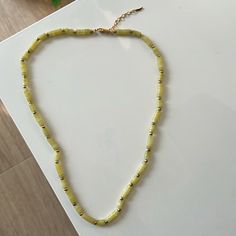 Missoma Yellow Beaded Necklace. There Is Some Discoloration And Marks Around Several Beads. Please Check All The Photos And Videos. I’m Happy To Answer Any Questions Yellow Beaded Necklace, Womens Jewelry Necklace, Beaded Necklace, Jewelry Necklaces, Womens Sizes, Necklaces, Women Jewelry, Beads, Photo And Video