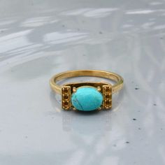 Turquoise Ring, Gemstone Ring, 18k Gold Turquoise Ring, Handmade Ring, Unique Rings, Vintage Rings, Turquoise Jewelry, Rings For Women Welcome to My shop We provide the Excellent quality Jewelry to our Customers. Customer satisfaction is our first priority. Vintage brass ring with beautiful design. Handmade Items Product:- Ring Material:- Brass, 925 Sterling Silver Gemstone:- Turquoise We have 925 Sterling silver rings in all size for both men and women. We always use precious and semi precious Gold Turquoise Ring, Turquoise Engagement Ring, Turquoise Jewelry Rings, Rings Turquoise, Turquoise Ring Engagement, Turquoise Gold Ring, Unique Rings Vintage, Rings Vintage, Ring Unique