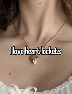 i love heart lockes on a woman's chest with the words i love heart locke