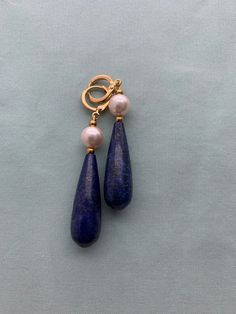 "LAPIS LAZULI Long Teardrops, Regency Reproduction, 16k gold or silver plated brass, reproduction historic, blue LAPIS historic earrings These natural and stunning flecked LAPIS LAZULI real natural stone Teardrop earrings were inspired by extant examples of the era, and work beautifully for multiple historic eras, Georgian, Regency and Victorian! This listing is for a pair of reproduction historic real lapis lazuli Teardrop stones in a lovely dark royal blue with hints of midnight and gold speck Elegant Gold Lapis Lazuli Earrings, Luxury Blue Teardrop Earrings, Elegant Blue 14k Gold Hoop Earrings, Blue Teardrop Pearl Drop Jewelry, Classic Blue Teardrop Jewelry, Classic Blue Teardrop Earrings, Lapis Lazuli Teardrop Jewelry With Matching Earrings, Teardrop Lapis Lazuli Jewelry With Matching Earrings, Vintage Single Teardrop Earring