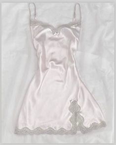 This dress has sold but I have others like it in my shop!<3 Victorias Secret pretty pink lace dollcore dress, excellent condition. lace is light beige and has tiny rhinestones all over it. so pretty!  size M<3 Emo Girl Fashion, Grunge Chic, Harajuku Women, Aesthetic Dress, Lace Nightgown, Dr Wardrobe, Dress Aesthetic, Miss Dior, Satin Slip