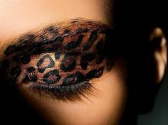 Animal print eye makeup Cat Women, Makati, Eye Make, Eye Art, An Animal, Inspirational Pictures, Beautiful Eyes