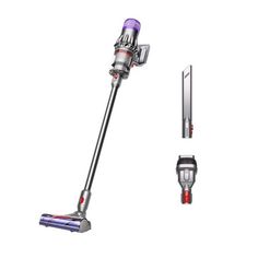 two different types of vacuum cleaners and one with the cordless handle on it