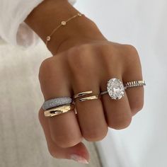 Cloud Ring, Jewelry Stack, Gold Wrap Ring, Ring Concierge, Jewelry Styling, Bracelet Size Chart, Kids Rings, Gold Wrap