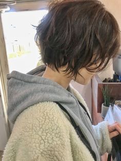 Androgynous Hair, Short Grunge Hair, Asian Short Hair, Short Hair Color, Girl Short Hair, Cut My Hair