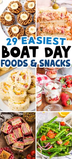 If you're lucky enough to go on a boat trip, you need some boat trip snacks and boating recipes! Boat food recipes, boating snacks, boating food ideas, boat day food, beach snacks ideas families, boat snacks for adults, boat snacks for kids, vacations snacks, boating food ideas summer, beach day food, lake snacks, beach snacks, beach food aesthetic, boat snacks ideas summer, cheap snacks summer, snacks on a budget. Boat Trip Snacks, Lake Snacks For Kids, Easy Food For Lake Days, Camping Snack Ideas For Adults, Easy Lake Day Snacks, Lake Day Sandwiches, Lake Picnic Food Ideas, Boat Ride Food Ideas