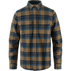 Long-sleeved outdoors shirt with button-down collar and regular fit. The sleeves can be rolled up and kept in place with a button. Outdoor Shirt, Mens Flannel Shirt, Button Down, Fishing Outfits, Buckwheat, Roll Up Sleeves, Pullover Shirt, Shop Mens Clothing, Flannel Fabric