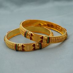 22k Gold Bangles, Bracelet Indian, Gold Bangles Indian, Bangle Jewelry, Wedding Bridal Jewellery, Gold Bangle Bracelet, Gold Bangle, Jewelry Wedding, Bangles Jewelry