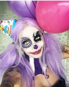 Scary Costume Ideas Women, Scary Costume Ideas, Halloween Circus, Costume Ideas Women, Creepy Halloween Makeup