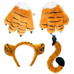 PRICES MAY VARY. Ears headband tail-- you can use this tiger costume kit to make a perfect accessory for birthday party and other seasonal celebrations. Tails costume-- made of plush materials, it is supple and comfortable, can be worn for long time without much burden. Party headband-- exquisite shape design, creative and chic, you can use them to take more unique photos to leave unforgettable memory. Tiger hairband-- delicate tiger theme design with beautiful decor, which is very attractive an Themed Costume Accessories For Cosplay With Ears, Novelty Cat Ears Costume Accessories For Cosplay, Novelty Costume Accessories With Ears For Cosplay, Novelty Costume Accessories For Cosplay With Ears, Novelty Cosplay Costume Accessories With Ears, Winter Cosplay Costume Accessories With Ears, Tiger Cosplay, Tails Costume, Cosplay Gloves