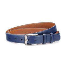 Buy Mens Royal Blue Belt For Suit Genuine Leather 1 1/8 Inch Dress Real Leather Belt BELT SIZE: Choose from drop down menu above BELT WIDTH:  1 1/8″ | 3.0 cm LEATHER: Genuine leather COLOR:  Dark Blue BUCKLE: Silver color CONDITION: New INCLUDED: Dust bag ALL BELTS ARE MEASURED FROM THE LEATHER PART'S END TO THE MIDDLE HOLE. PAYMENT Shopping on Etsy is 100% safe. I accept Paypal to make your payment process totally secure. Paypal also protect your financial information.  WORLDWIDE DELIVERY Deliv Elegant Leather Belts And Suspenders, Elegant Leather Belts For Office, Elegant Leather Belt With Smooth Grain, Elegant Leather Belt For Semi-formal Occasions, Elegant Formal Belt Buckles With Leather Strap, Elegant Leather Belt Buckles For Semi-formal Occasion, Luxury Blue Leather Belt, Formal Leather Belts And Suspenders With Self Belt, Formal Leather Belts And Suspenders With Matching Belt