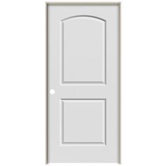 a white door on a white background