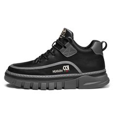 Casual Black Slip-on Sneakers With Contrast Sole, Black Mid-top Slip-on Sneakers For Sports, Casual Black Walking Shoes, Gray Running Shoes With Vulcanized Sole And Round Toe, Modern Lace-up Walking Shoes For Streetwear, Sporty Black Slip-on Sneakers With Vibram Sole, Black Slip-on Sneakers For Streetwear With Round Toe, Casual Black Slip-on Sneakers With Textured Sole, Black Synthetic Slip-on Sneakers With Vulcanized Sole