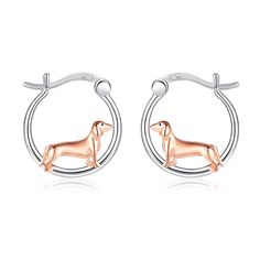 PRICES MAY VARY. 【Unique Design】Dachshund hoop earrings are a trendy fashion accessory featuring the dachshund dog on the hoop part of the earring.They make a cute and playful addition to any outfit, adding a touch of personality and showcasing one's love for this dog. Dachshund hoop earrings can be a great gift option for dachshund owners or dog lovers in general. 【Sterling Silver Material】the dachshund hoop earrings are made of high-quality 925 sterling silver,lead free,nickel free,hypoallerge Dachshund Earrings, Silver Dachshund, Basketball Earrings, Dachshund Jewelry, Trendy Fashion Accessories, Presents For Women, Discount Jewelry, Sterling Jewelry, Dachshund Dog