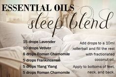 Sleep Essential Oils Sleep, Medicine Recipes, Perfume Blends, Essential Oil Roller Balls, Homemade Ideas, Oils For Sleep