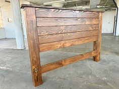 The Leland Headboard 2x4 Headboard, Custom Headboard Ideas, Rustic Wood Headboard, Beautiful Bedroom Furniture, Visual Balance, Reclaimed Wood Dining Table, Custom Headboard, Reclaimed Lumber, Kitchen Dining Living