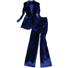 Fashion Pants Suit Female Fall / Winter New High Quality Casual Gold Velvet Suit Female+wide Leg Pants Two-piece OL Suit Women Material: PolyesterMaterial Composition: Gold velvetPant Closure Type: Button FlyClosure Type: Single ButtonItem Type: Pant SuitsStyle: Office Ladyis_customized: No Wide Leg Pant Suit, Blazer Jackets For Women, Velvet Suit, Pantsuits For Women, Gold Velvet, Pants Suit, Pants Length, Suit Fashion, High Waisted Trousers