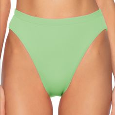 Color: Mint Danielle High Waist Brazilian Bikini Bottom With Ribbed Textured Fabrication And High Leg Cut, Offers Minimal Coverage. 92% Nylon, 8% Spandex Nwot Liner Intact Fitted Green Ribbed Swimwear, Solid Ribbed Spring Swimwear, Fitted Ribbed Green Bottoms, Ribbed Bottoms For Vacation, Green Seamless Bottoms For Spring, Seamless Green Bottoms For Spring, Black Hipster, Floral Tankini, Reversible Bikinis