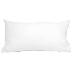 a white pillow on a white background