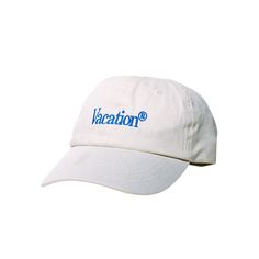 Vacation® White Hat | The Worlds Best-Smelling Sunscreen | Vacation® Classic Adjustable Sun Hat, Adjustable White Baseball Cap For Travel, White Adjustable Baseball Cap For Travel, White Travel Cap, White Baseball Cap For Travel, White Summer Baseball Cap For Travel, White Summer Travel Baseball Cap, Summer Travel White Baseball Cap, White Baseball Cap For Summer Travel