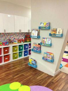 the children's playroom is clean and ready for their parents to use it