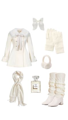 Outfit Coquette, Shoes Outfit Fashion, Cozy Winter Outfits, All White Outfit, White Outfit, Cute Winter Outfits, Casual Style Outfits