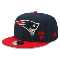 Your New England Patriots spirit will be on full display when you sport this Flawless 9FIFTY hat from New Era. It features a snapback closure for a fully customizable fit, and its high crown construction provides that classic flat bill aesthetic you love. Distinct New England Patriots embroidery on the front panels keeps your fandom at the forefront of any outfit. High Crown Embroidered graphics with raised details Six panels with eyelets Material: 100% Polyester Structured fit Snapback Flat bil Mens Navy, New England Patriots, Snapback Hat, Snapback Hats, New England, New Era, Accessories Hats, England, Nordstrom