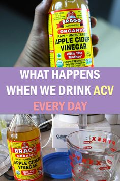 what happens when we drink acv every day? and how to use it in the kitchen