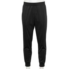 Stay comfy on the go with these men's jogger pants from Tek Gear. Stay comfy on the go with these men's jogger pants from Tek Gear. TECHNOLOGIES & FEATURES Ribbed cuffs 2 on side pockets UnlinedFIT & SIZING Drawstring elastic waistband Midrise sits above the hip 28 1/2-in. inseam length MidweightFABRIC & CARE 40% recycled polyester, polyester Machine wash ImportedSUSTAINABILITY FEATURES Contains recycled polyester Global Recycled Standard Certified Size: XXL. Color: Black. Gender: male. Age Grou Big Size Pants, Mens Jogger Pants, Track Suit, Mens Joggers, Bottom Clothes, 2 On, Bottoms Pants, Jogger Pants, Track Pants