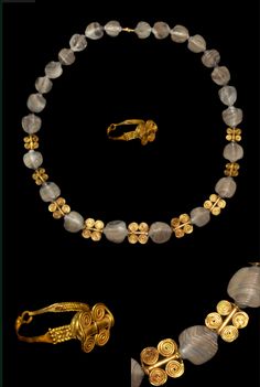 Mesopotamia Jewelry, Sumerian Jewelry, Minoan Jewelry, History Jewelry, Byzantine Gold, Ancient Jewels, Ancient Jewellery, Historical Jewellery