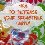 there is a bag with some type of food in it that says tips to increase your breast milk supply