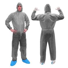 PRICES MAY VARY. ⛨HEAVY-DUTY ISOLATION COVERALLS: Our disposable microporous suit with hood ensures dependable protection against liquids and particulates, keeping workers cool, dry, safe, clean, and comfortable in both the cold of winter and the heat of summer; ⛨COMFORTABLE & BREATHABLE MATERIAL: Featuring a microporous film over spunbonded polypropylene, our coveralls offer exceptional durability and breathability. The soft, lightweight, seamless material provides superior comfort for extended Hazmat Suits, Industrial Shop, Hazmat Suit, Types Of Work, Clean Room, Freedom Of Movement, Personal Protective Equipment, Spray Painting, Front Open