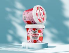 Ice cream packaging, Branding Ice Cream Branding, Cream Branding, Boutique Branding, Cream Design, Design Posters, Cairo Egypt