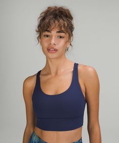 Voted most likely to be worn multiple times a week. This all-sport bra is a favourite for comfort and versatility. Designed for Training. Intended for medium-impact activities. Pockets for optional, removable cups. 'Wash with like colours', 'Machine wash cold', 'Do not bleach', 'Tumble dry low', 'Do not iron', 'Do not dry clean', 'Imported'. Slick and Low-Friction Support, LuxtremeTM Fabric. Bra: 77% Nylon, 23% Lycra elastane. Middle layer: 89% Nylon, 11% Elastane. Bra lining: 56% Polyester, 33%