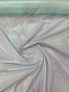 "Iridescent crush organza for decoration, party's, clothing and much more. 44/45\" WIDE 100% NYLON ACRYLIC USES: BACKDROPS, TABLECLOTHS, OVERLAY, RUNNERS, CLOTHING, COSTUMES, AND ANY KIND OF SEWING PROJECT. THIS FABRIC SELLS BY THE YARD 3 FT. IN EACH YARD, MORE THAN ONE YARD WILL BE IN A CONTINUOUS LENGTH. NOTICE: PLEASE NOTE COLORS MAY VARY, DUE TO DIFFERENT SCREENT SETTINGS. HAND WASH ONLY/ DRY FLAT" Organza Fabric, Aqua Green, Girl Costumes, Sheer Fabrics, Event Decor, Geometric Design, Beautiful Fabric, Beautiful Colors, Sewing Projects