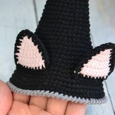 Halloween gnome crochet pattern PDF Witch gnome Black cat gn - Inspire Uplift Black Cat, Witch, Crochet Patterns, Yarn, Halloween, Crochet, Pattern, Black